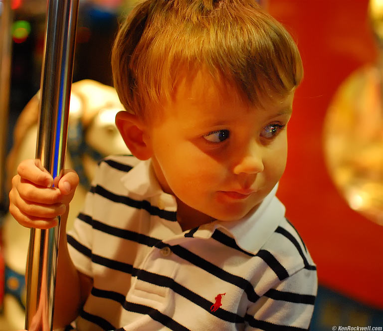 Ryan on the Carousel, 8:09 PM.