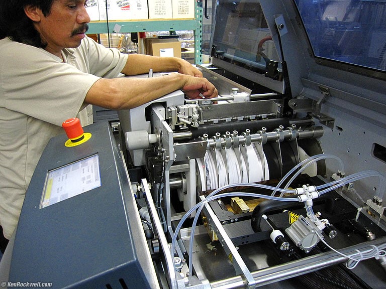 Swiss-made Binder Machine, Adorama, New York, 4:39 PM.