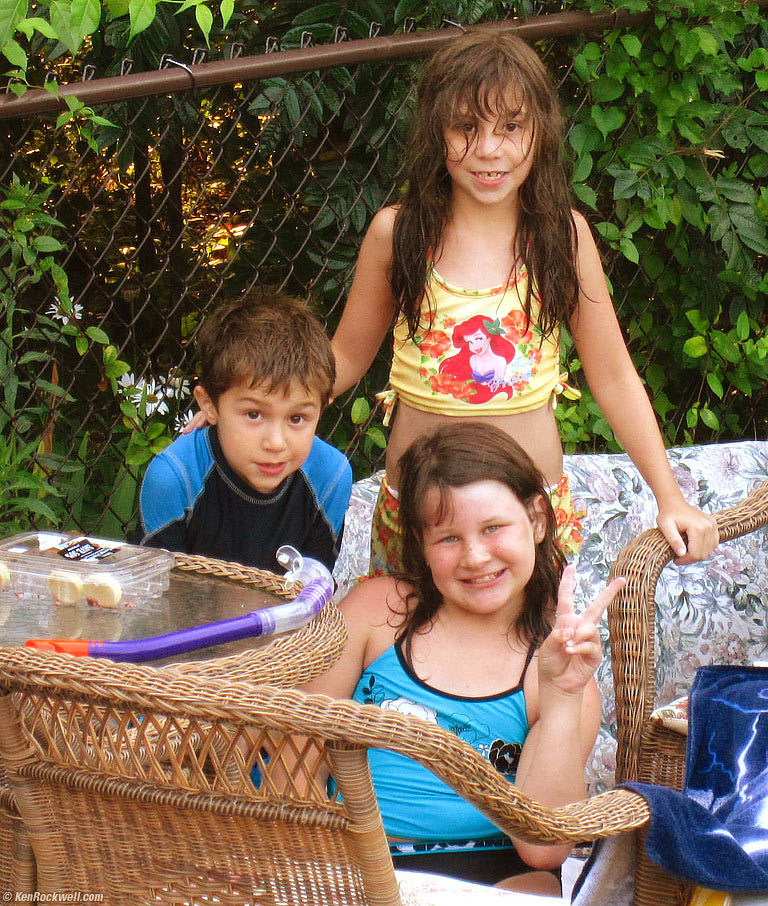 Anthony, Brittany and Kathleen, Hampton Bays, 5:50 PM.