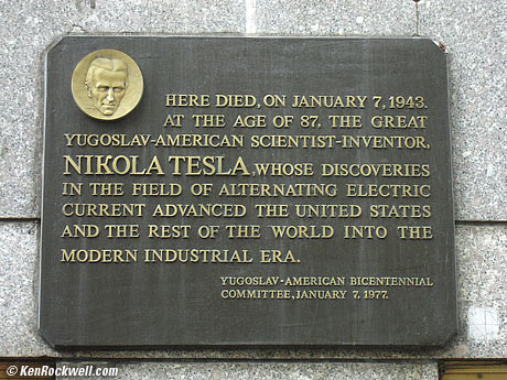 Tesla Plaque