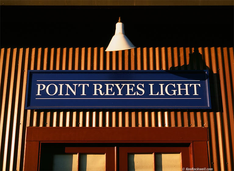 Point Reyes Light, 7:05 PM.