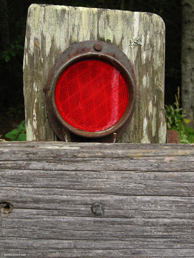 Stop Sign, Clem Miller Educational Center, Point Reyes, California, 12:43 PM.