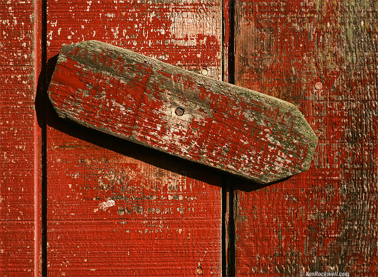 Farm Latch, West Marin, 5:30 PM.