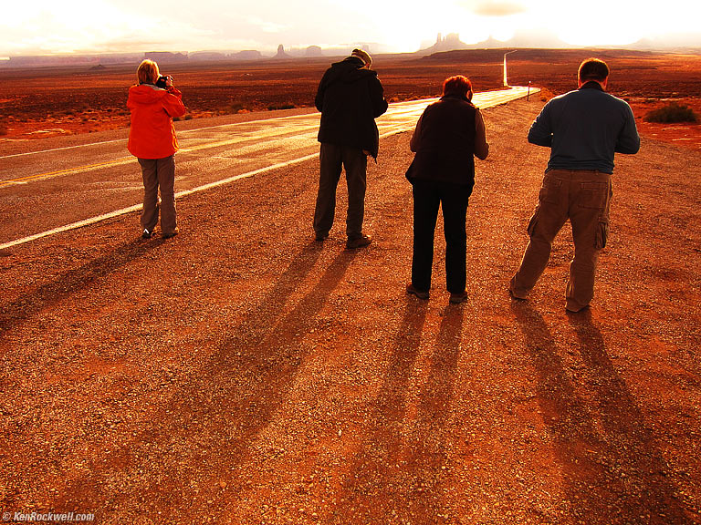 Monument Valley, Navajo Nation, 4:08 PM.