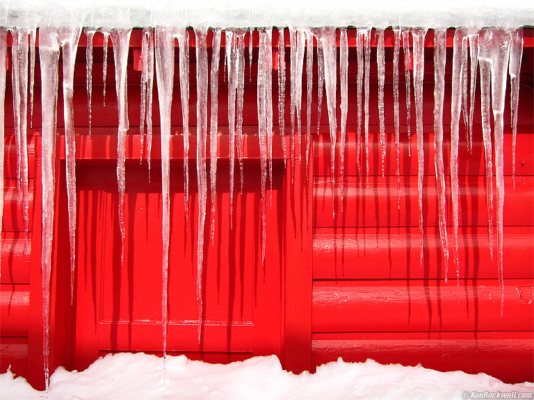 Icicles, Lee Vining, California, 11:37 A.M.