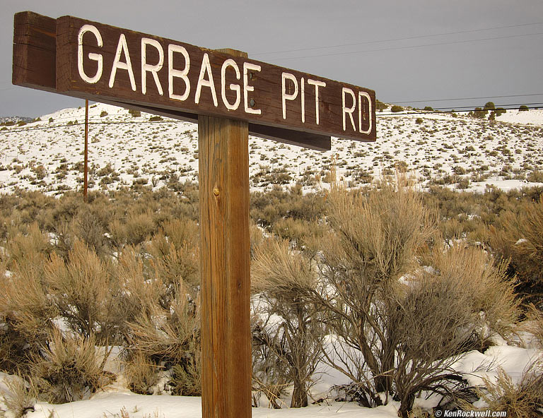 Garbage Pit Road, Bridgeport, California, 3:23 P.M.