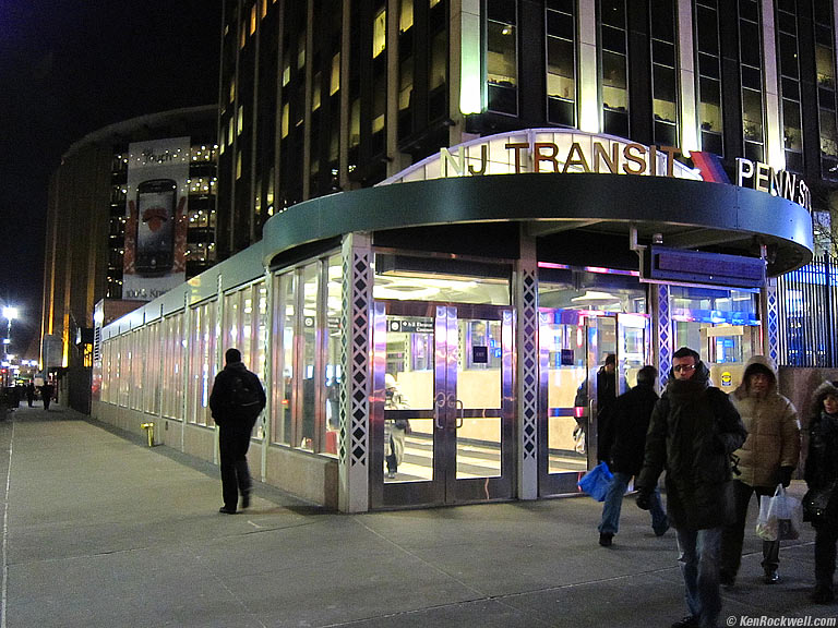 Jersey Transit, Penn Station, New York City, Winter