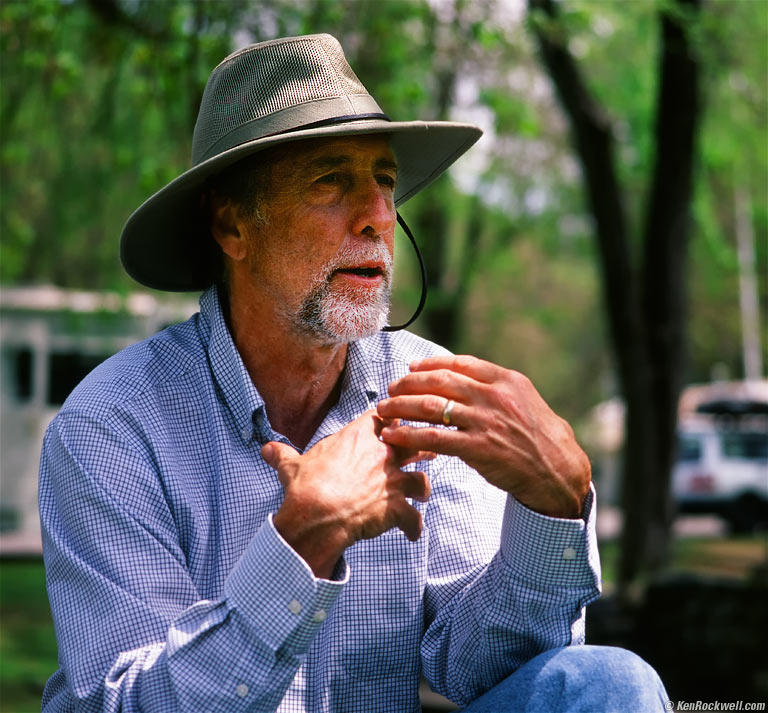 Dave Wyman Instructs after Lunch in Coloma, California, 12:29PM.