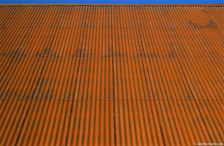 Roof, Empire Mine, Grass Valley, California.