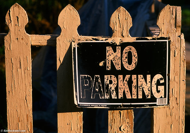 No Parking, Downieville, California.