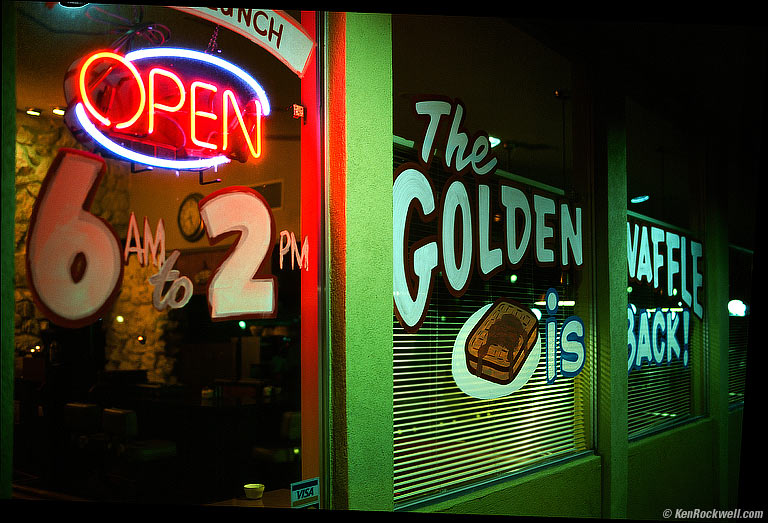 Golden Waffle, Chico, California.