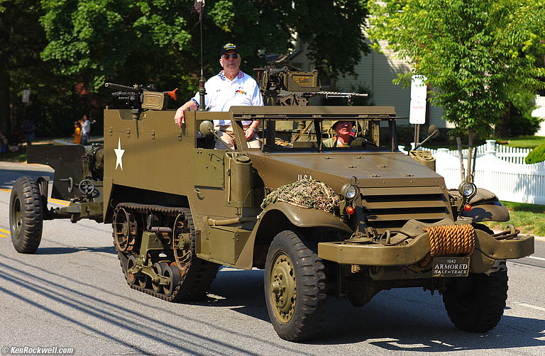 The Old Bethpage Half-Track, Plainview, Long Island, 10:16 AM.