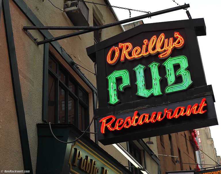 O'Reilly's Pub, Manhattan, 6:20 PM.