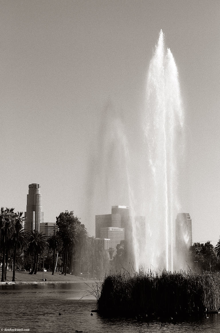 Echo Park Duck Pond Fountain