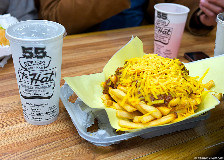 Chili Cheese Fries at The Hat, Pasadena