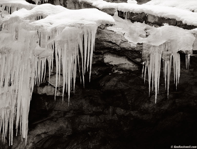 Icicles, Tunnel View Tunnel