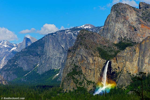 Rainbow in Falls, Yosemite Valley