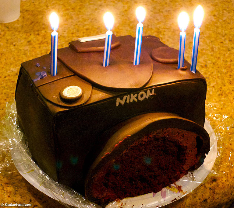 Camera Birthday Cake