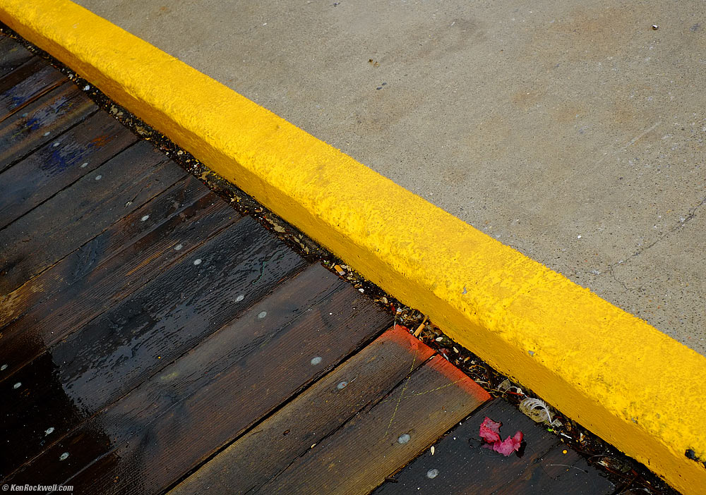 Yellow Curb, Port San Luis Harbor