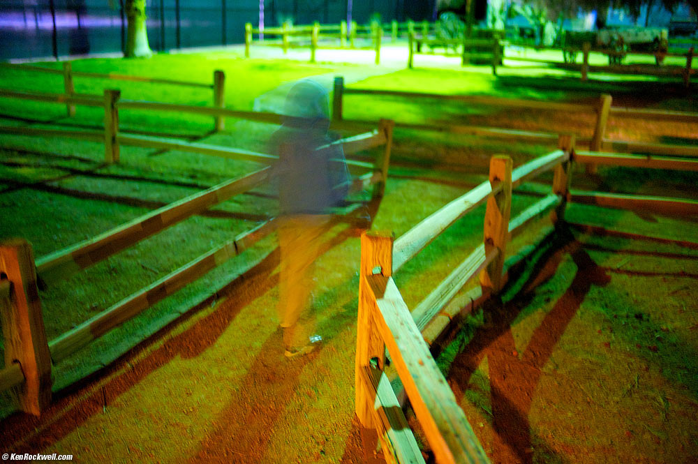 Night Labyrinth, Furnace Creek Ranch, Death Valley, California 7:17 PM.