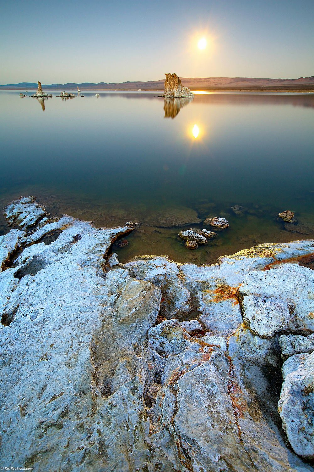 Moonrise over Mono Lake