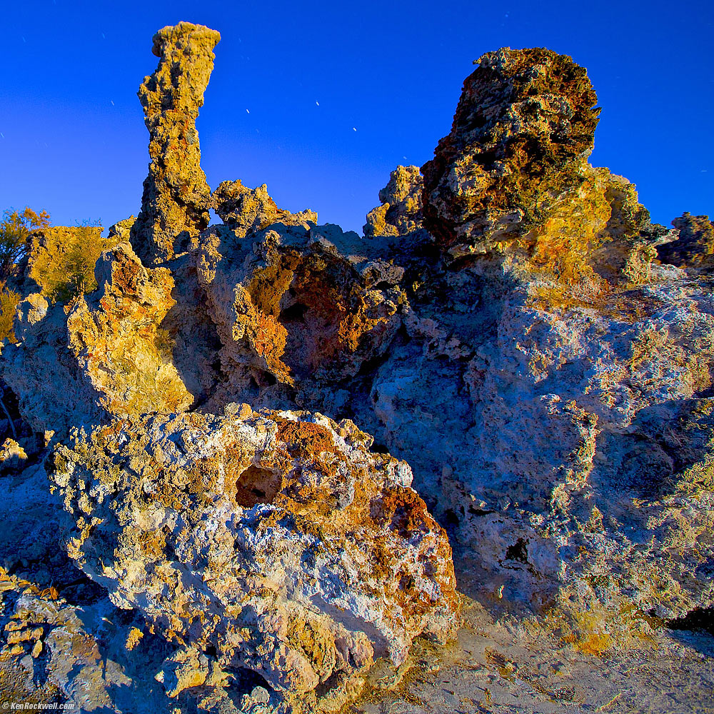 Surface of Mars at Mono Lake, as Lit by Moonlight