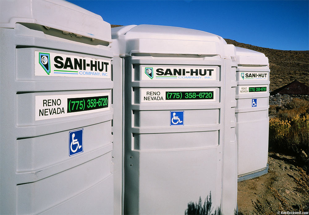 Sani-Hut Toilets, Bodie