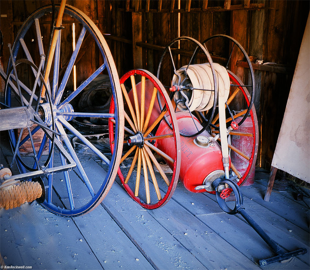 Colors at the Bodie Fire Department (BFD), Bodie