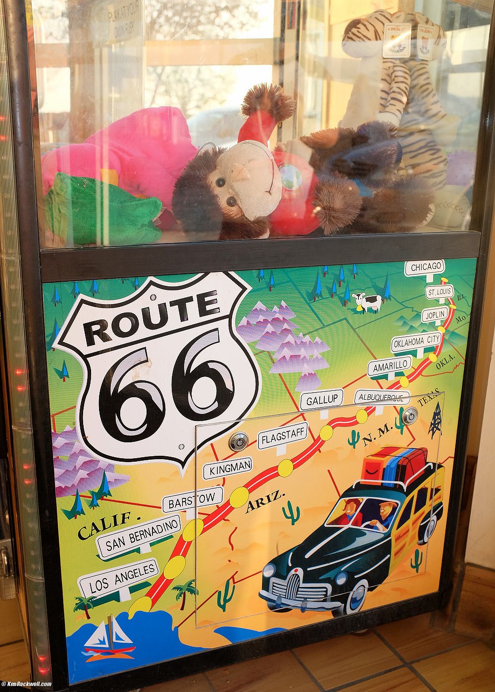 Route 66 As Seen At An I-5 Truckstop