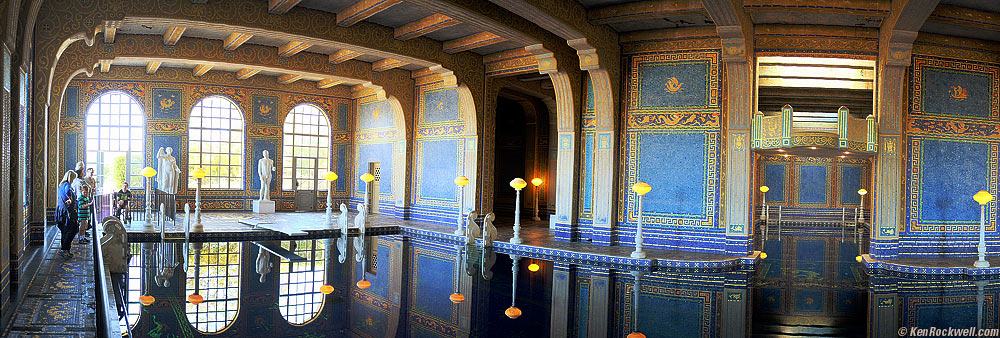 Kids by the Indoor Pool at Hearst Castle