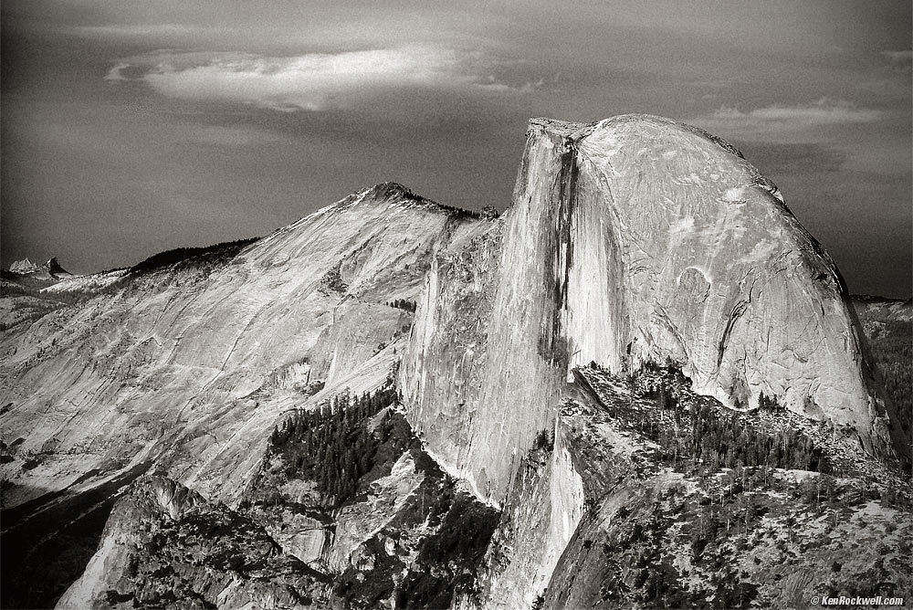 The Half Dome as Seen from Glacier Point, Yosemite National Park