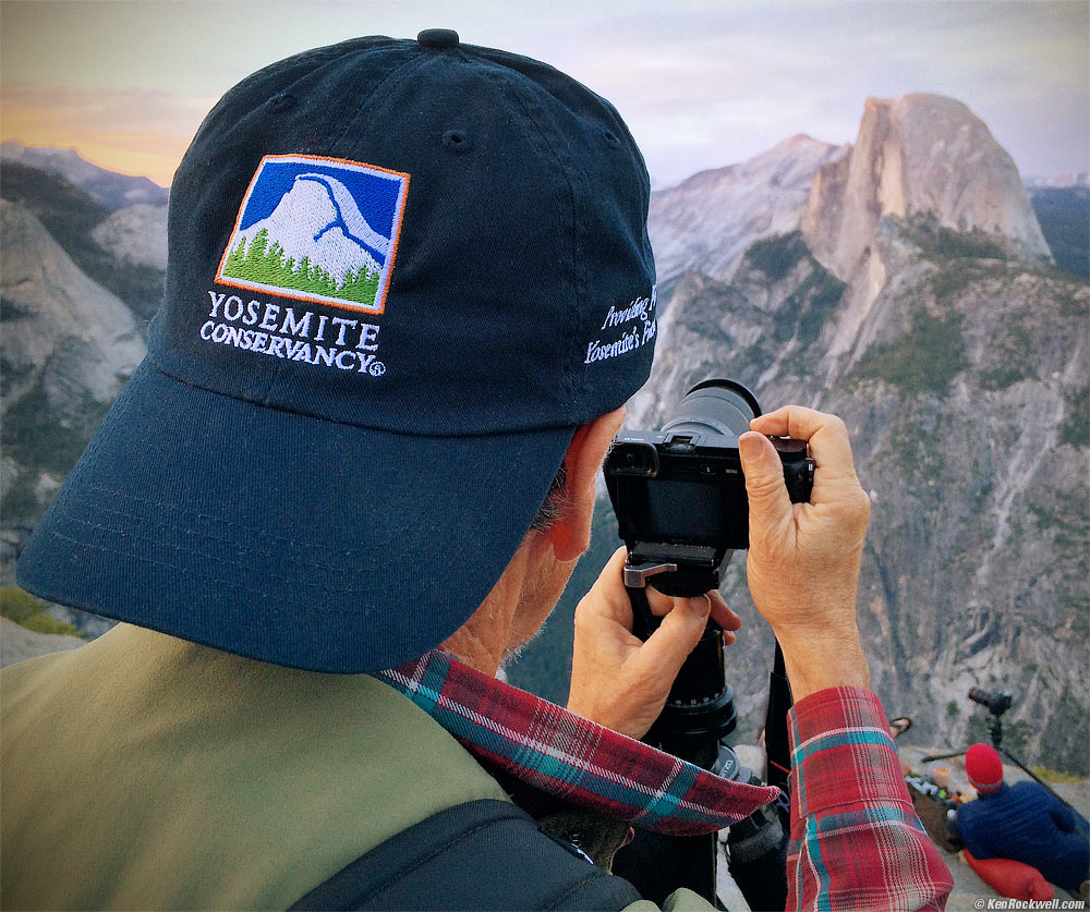 The Half Dome as Seen from Dave Wyman's Hat, Yosemite National Park,