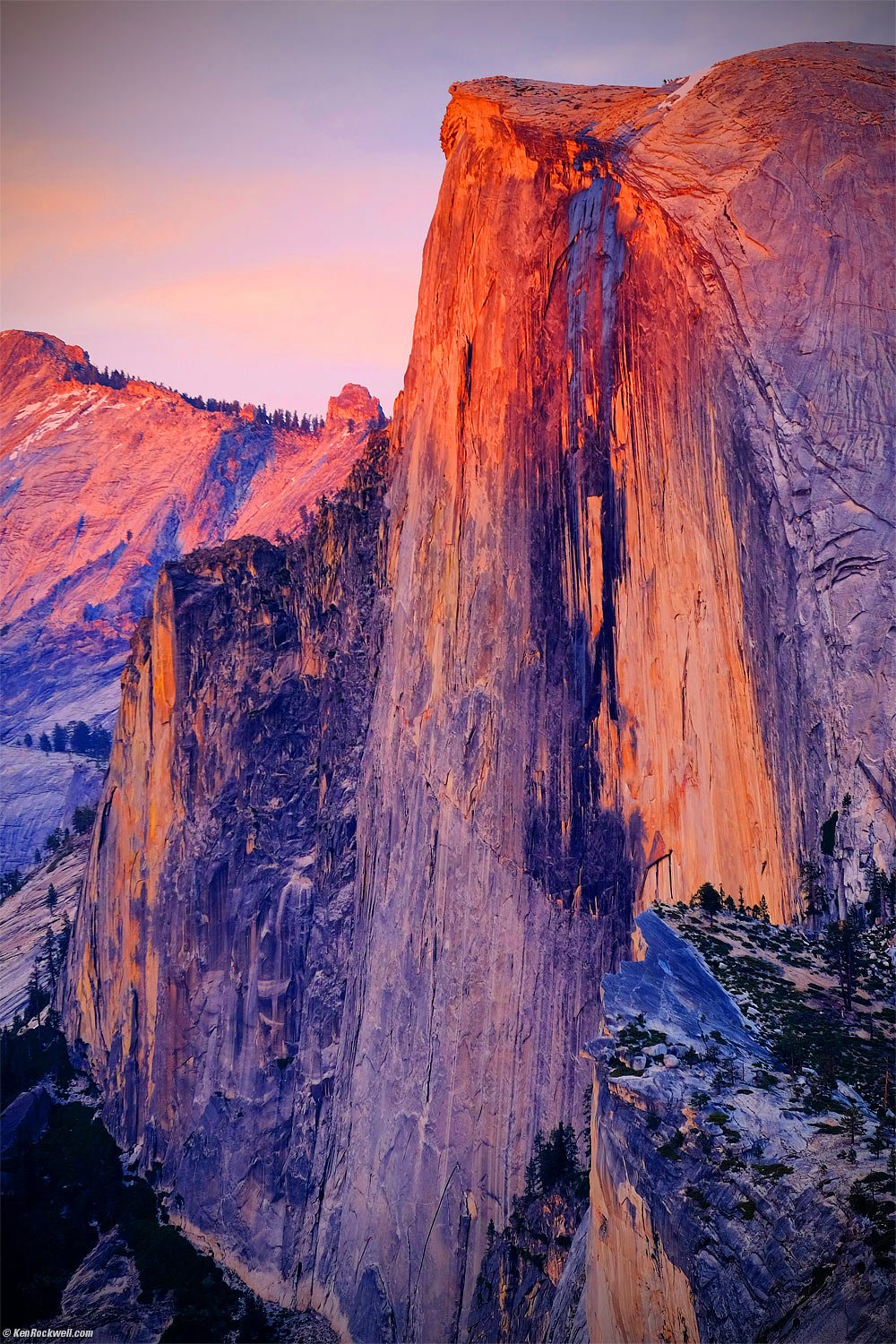 The Half Dome as Seen from Glacier Point, Yosemite National Park