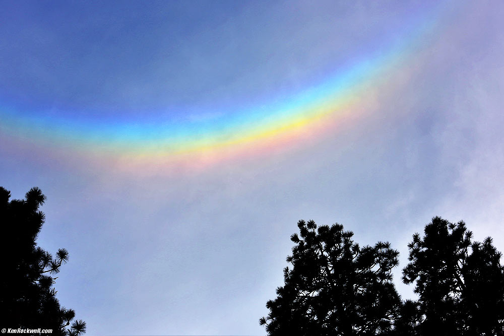 Circumzenithal Arc as Seen from Gates of the Valley, Yosemite Valley