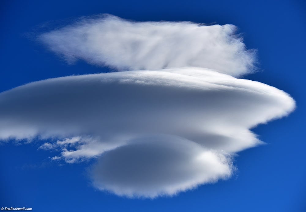 Flying Saucer over Mono Lake