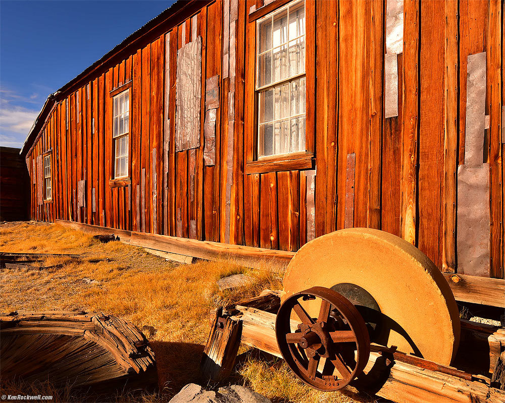 Red Wall with Grinding Wheel, Bodie