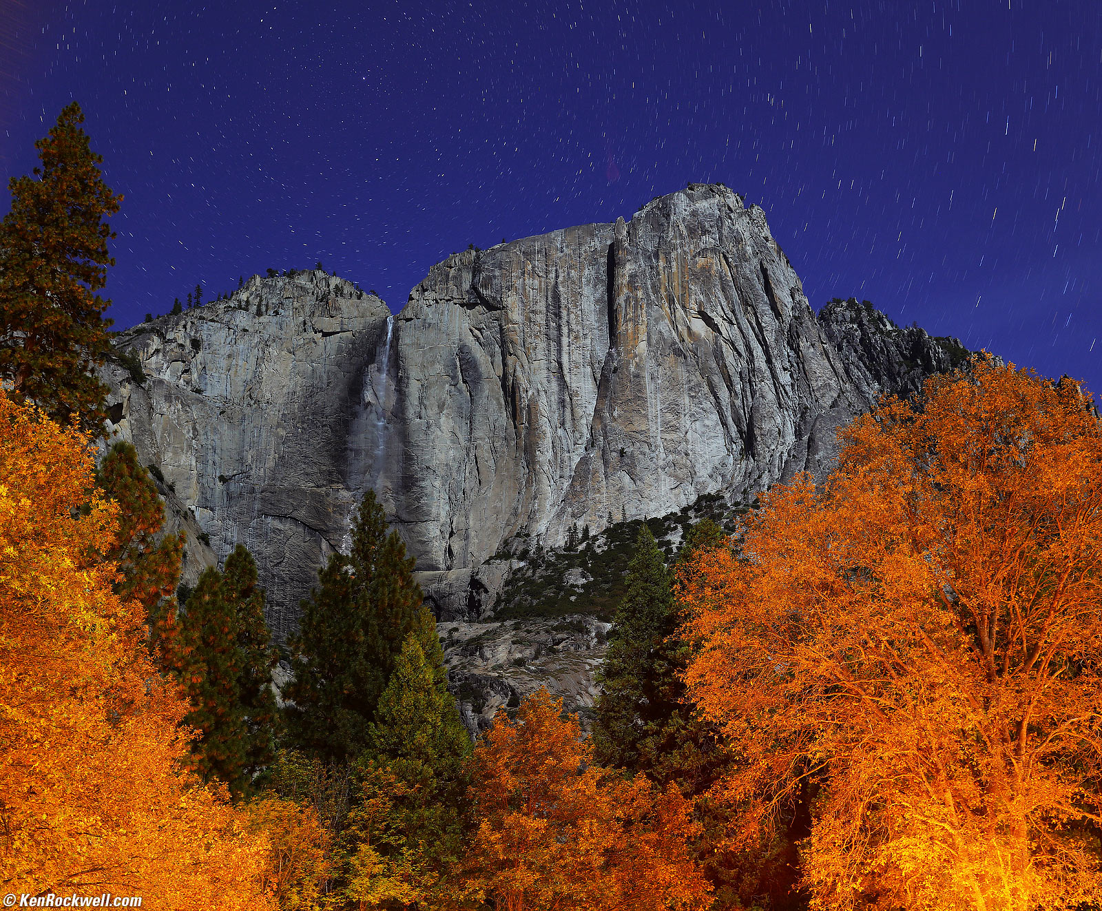 Yoemite Falls at Night