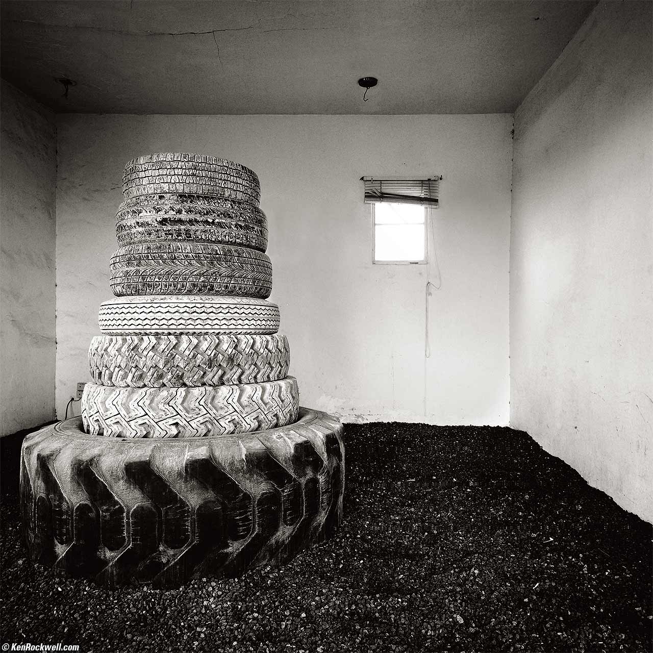 Big Pile of Tires in a Small Room, Route 66