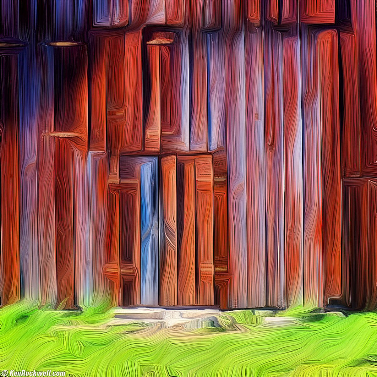 Barn Door and Lock, Yosemite area