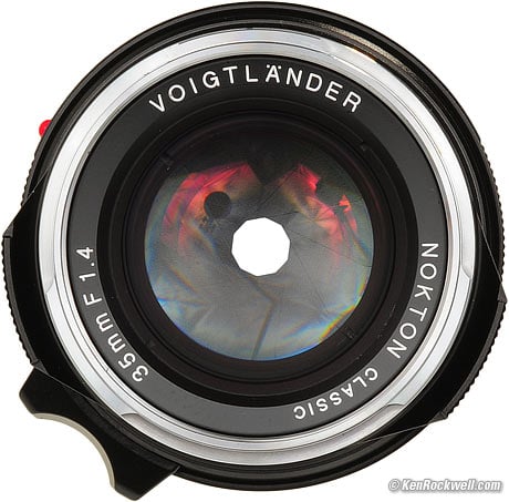 Voigtlander 35mm f/1.4 NOKTON Classic.