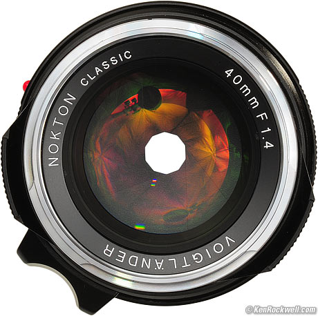 Voigtlander 40mm f/1.4 NOKTON Classic.