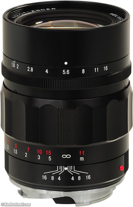 Voigtlander 75mm f/1.8 for LEICA M