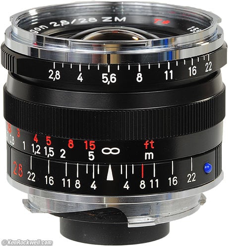 Zeiss ZM 28mm f/2.8