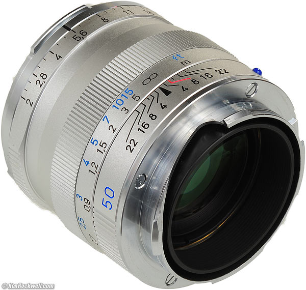 Rear, Zeiss ZM 50mm f/2