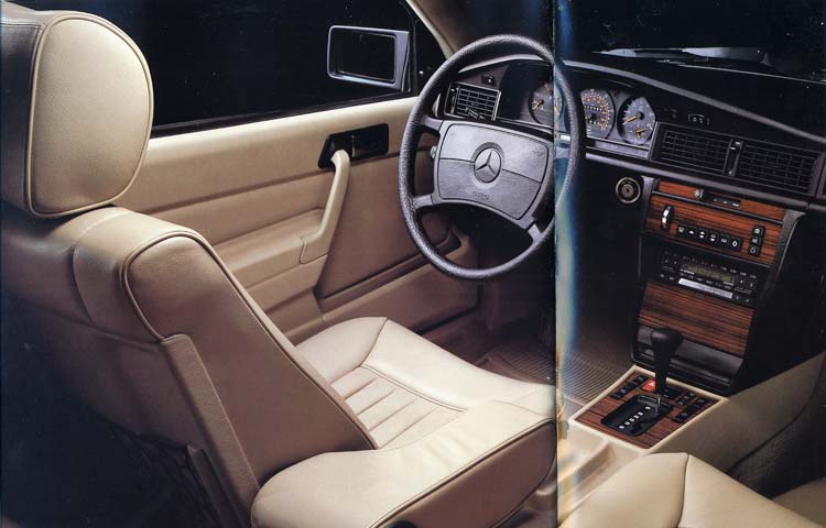 Mercedes 190D interior