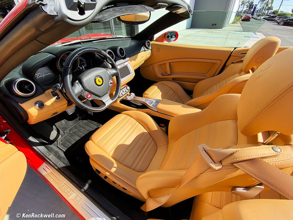 2012 Ferrari California Beige Interior