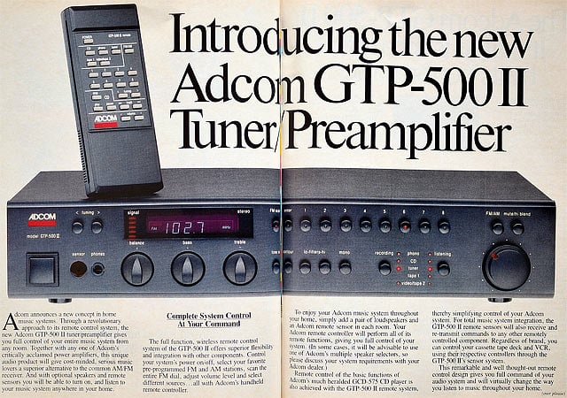 ADCOM GTP-500 II Ad