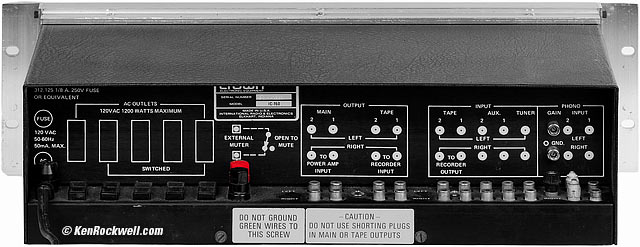 Crown IC 150, rear