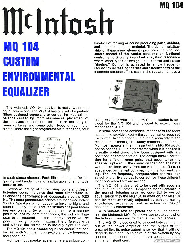McIntosh MQ 104