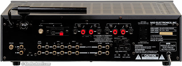 NAD 7400, rear